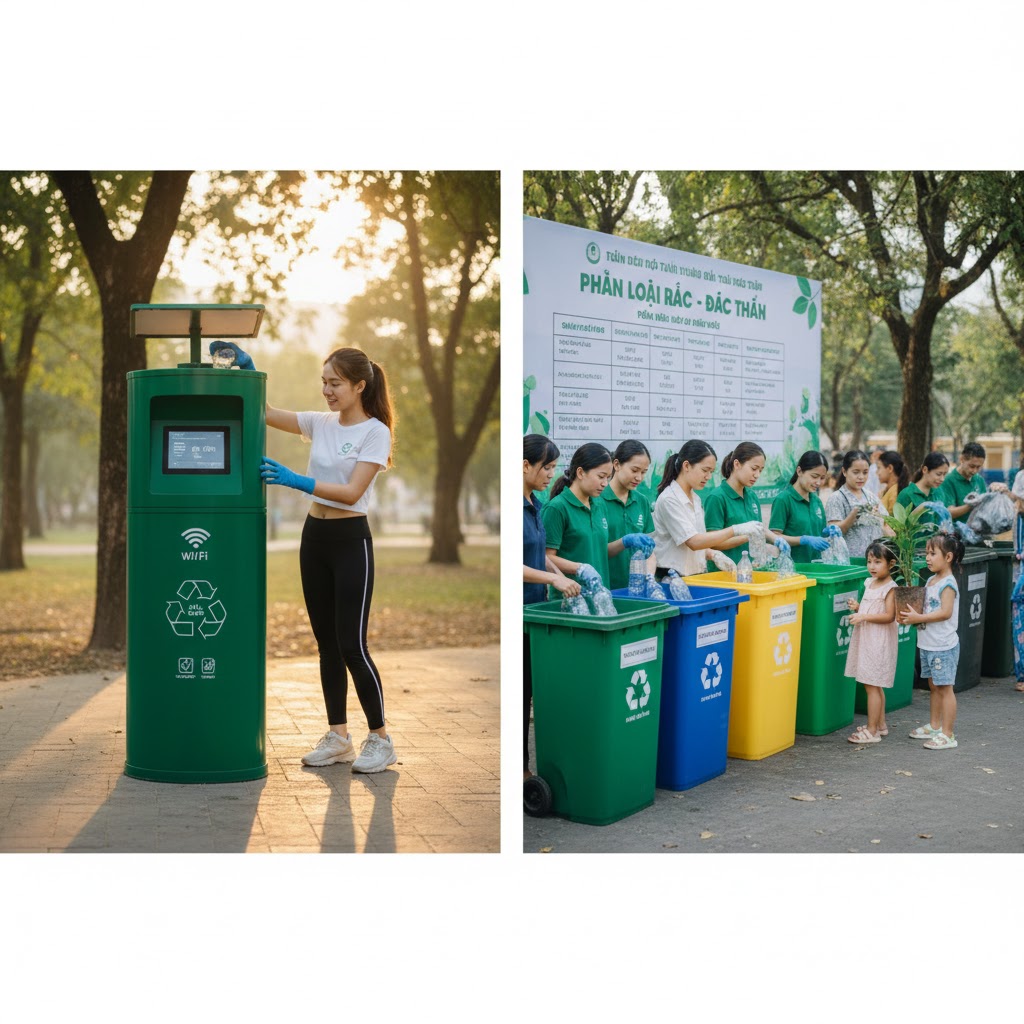 ỨNG DỤNG CÔNG NGHỆ & SỨC MẠNH CỘNG ĐỒNG: CHÌA KHÓA CHO QUẢN LÝ RÁC THẢI HIỆU QUẢ